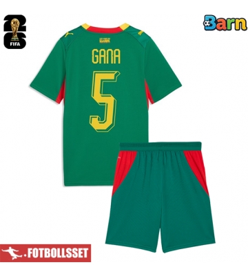 Senegal Idrissa Gueye #5 Bortatröja Barn VM 2026 Kortärmad (+ Korta byxor)
